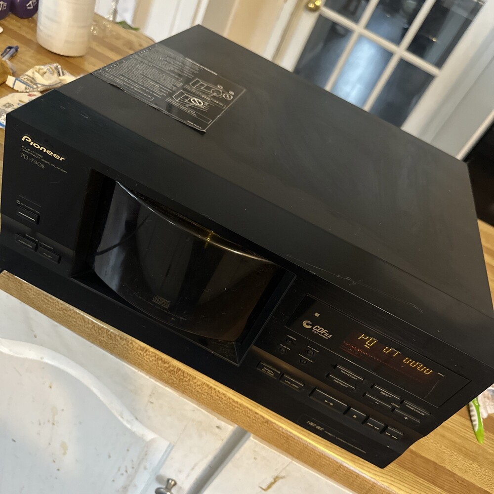 Pioneer PD-F908 File Type Compact Disc Player 101 CD Changer- Tested - no remote